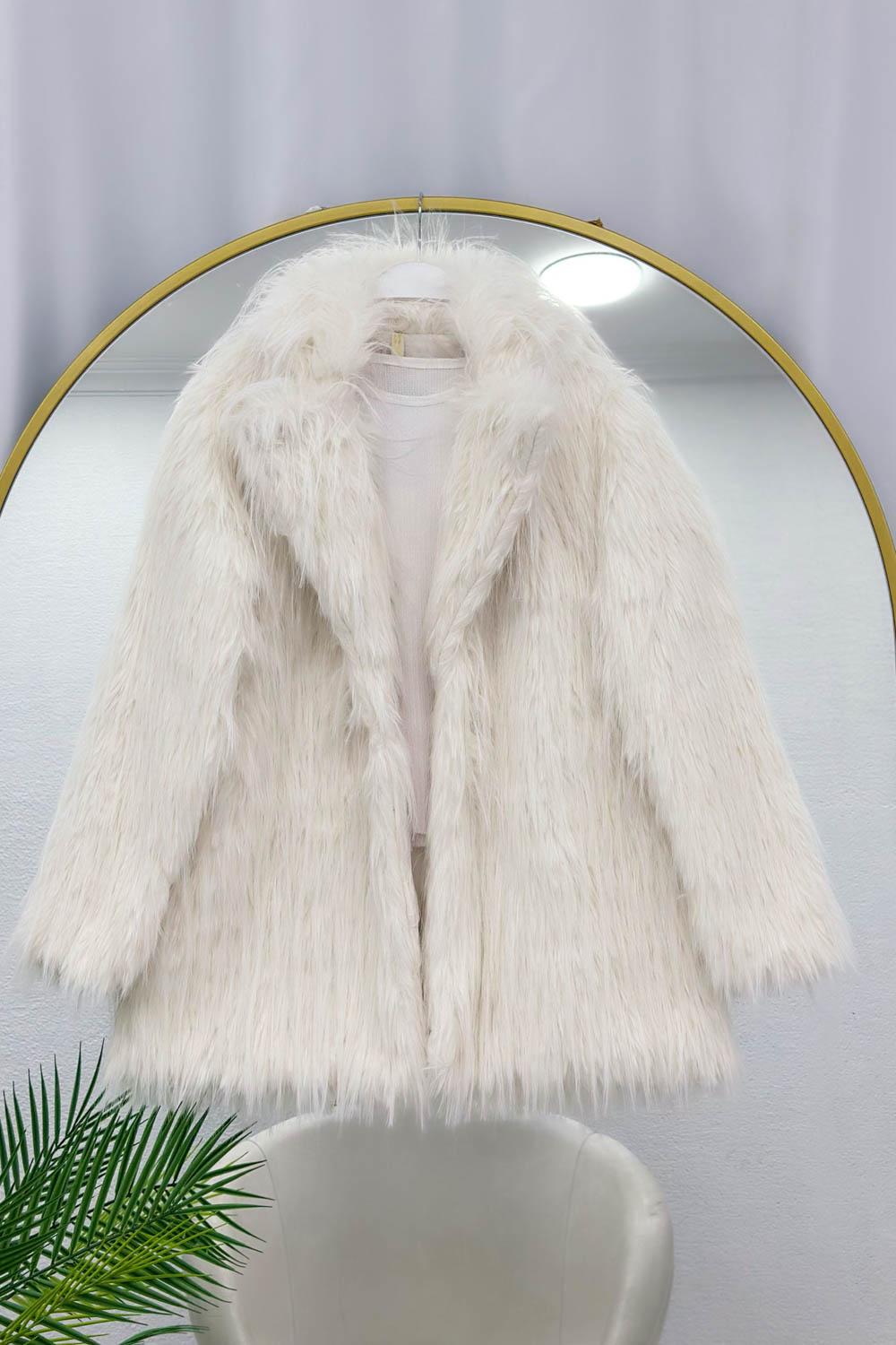 İKİ DÜĞMELİ KADIN KÜRK KABAN