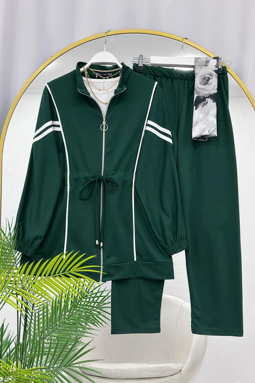 BELDEN BAĞCIKLI BEYAZ BİYELİ SPOR TAKIM