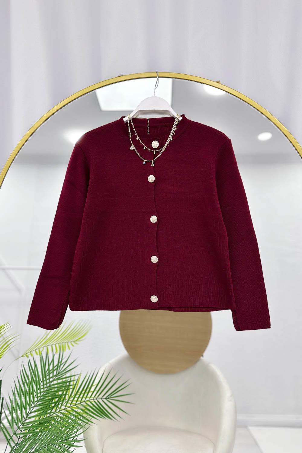 GOLD DÜĞMELİ KISA HIRKA