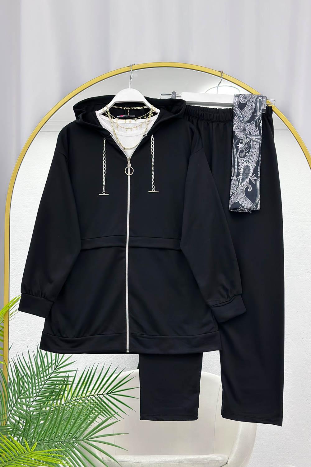 ZİNCİR DETAYLI PENYE İKİLİ TAKIM