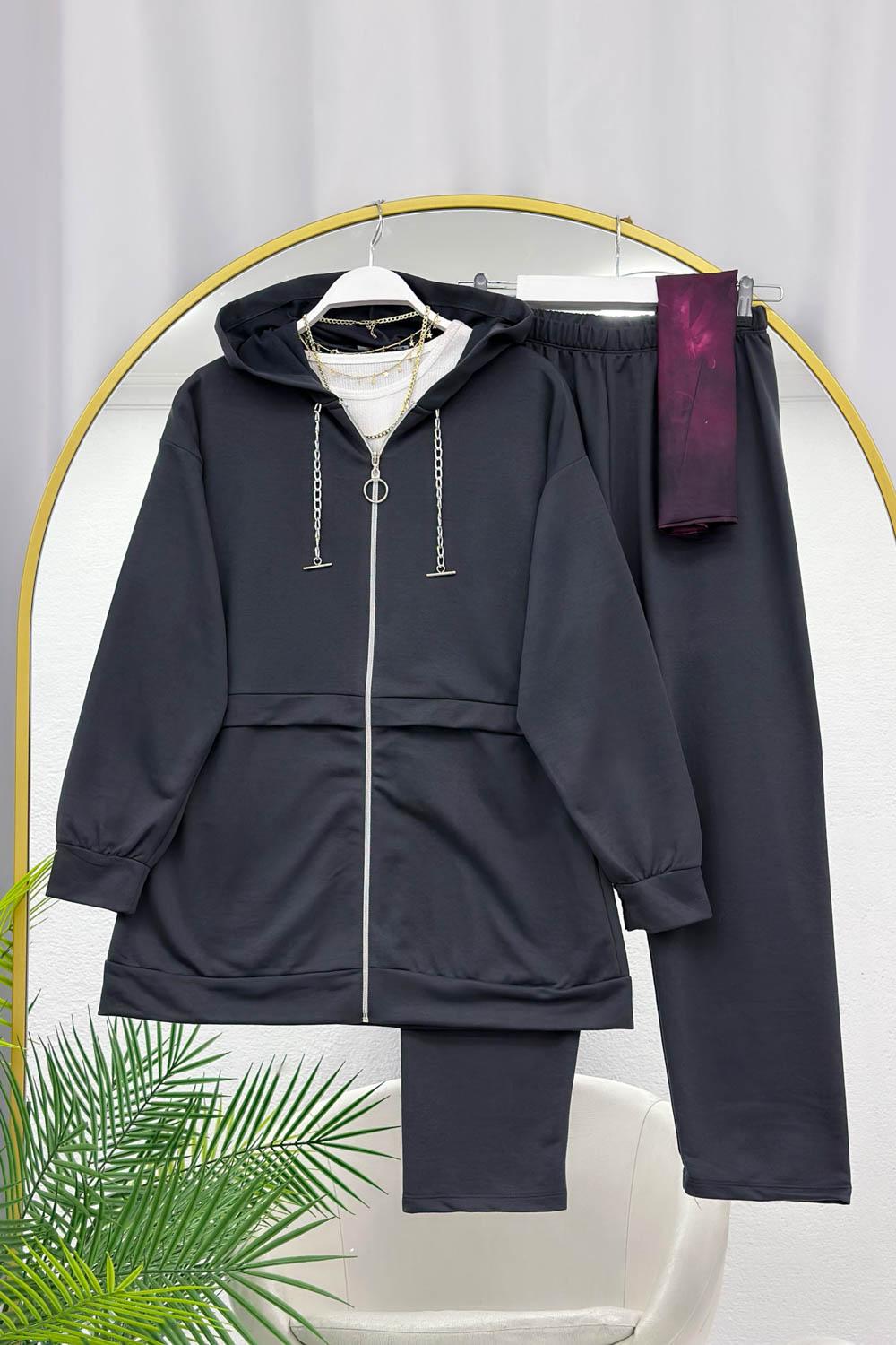 ZİNCİR DETAYLI PENYE İKİLİ TAKIM