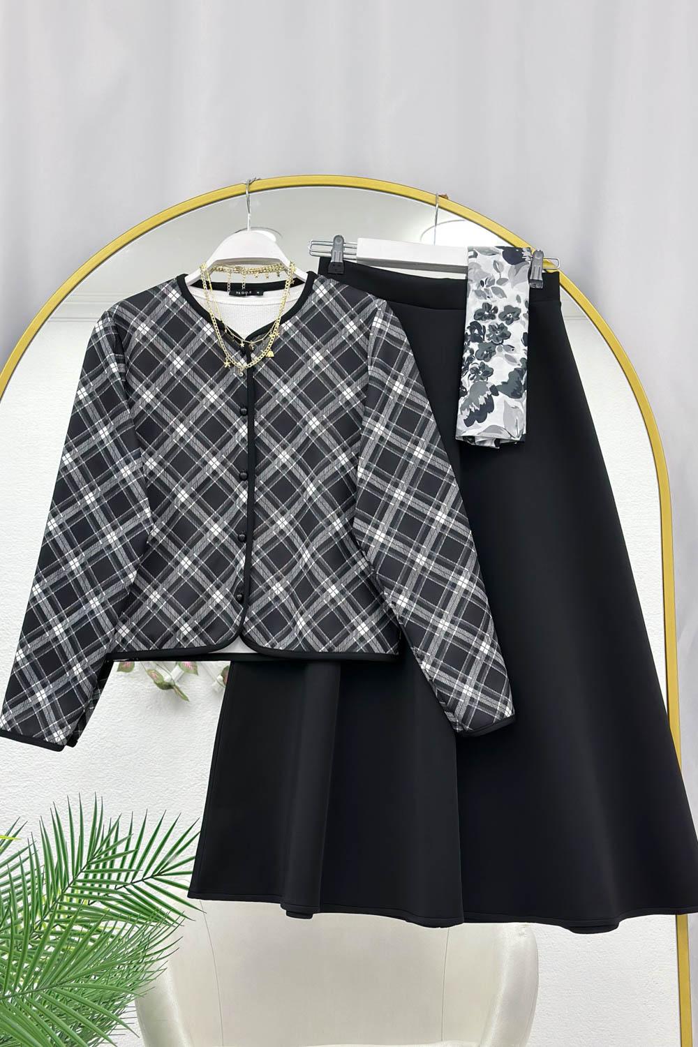 EKOSE DESENLİ PUF SCUBA TAKIM