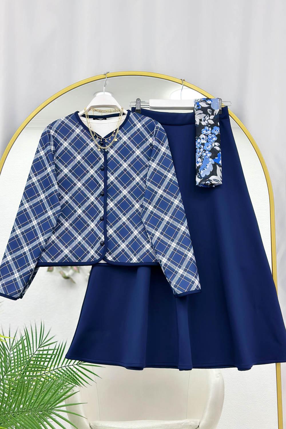 EKOSE DESENLİ PUF SCUBA TAKIM