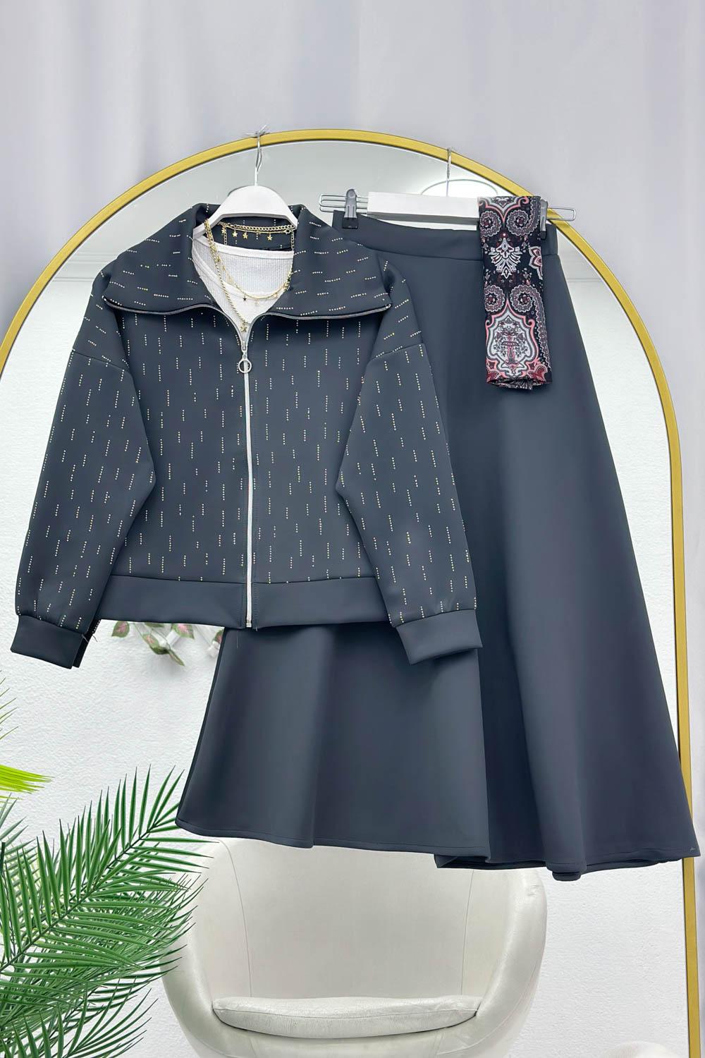 SHİNE ETEKLİ SCUBA TAKIM