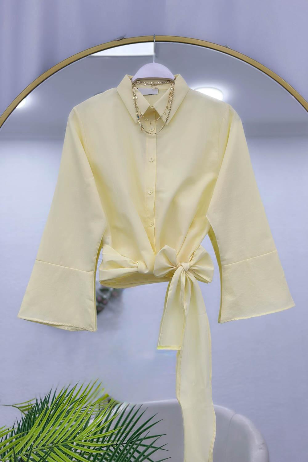 ÖNDEN BAĞLAMALI GÖMLEK