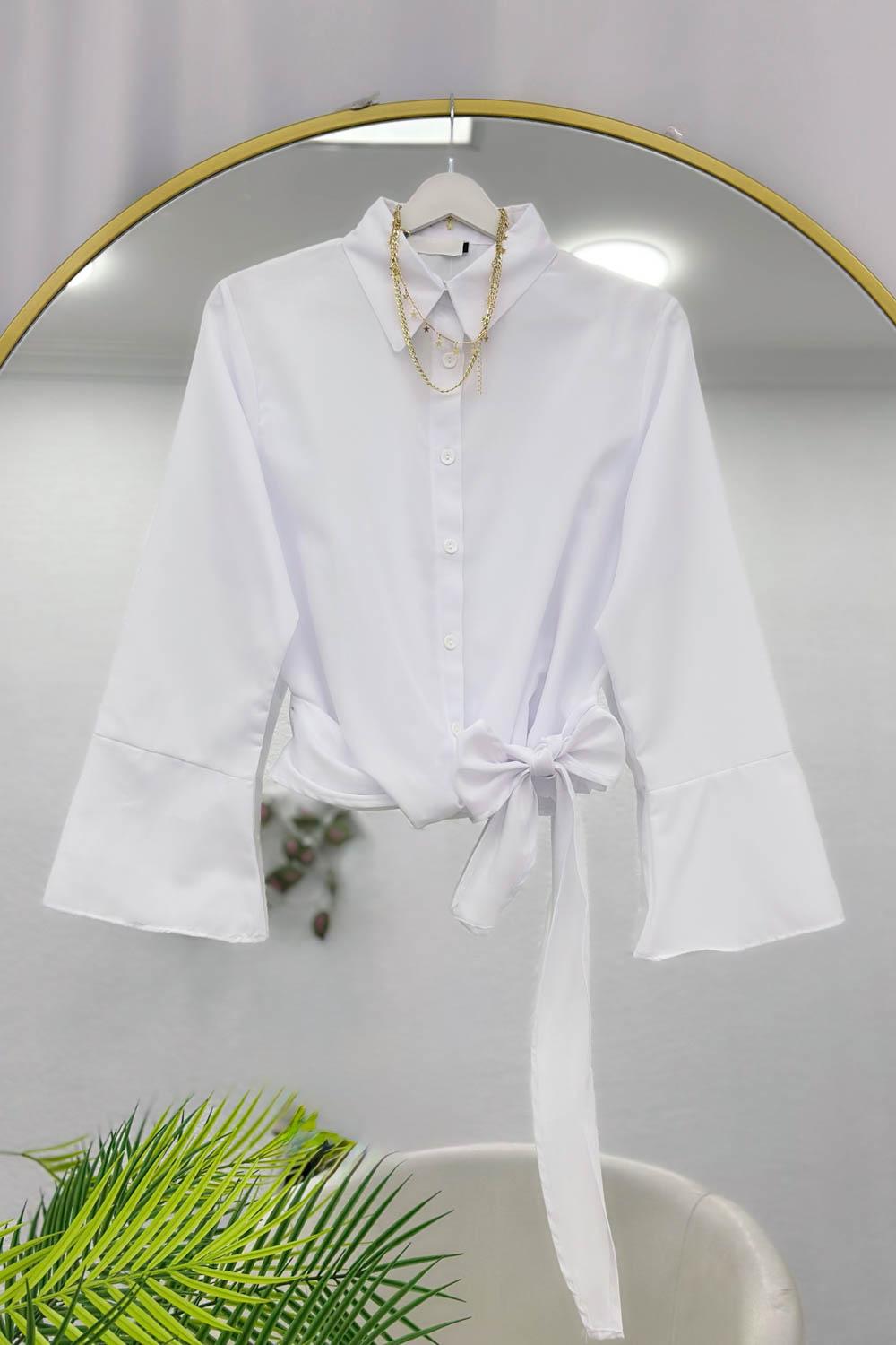 ÖNDEN BAĞLAMALI GÖMLEK