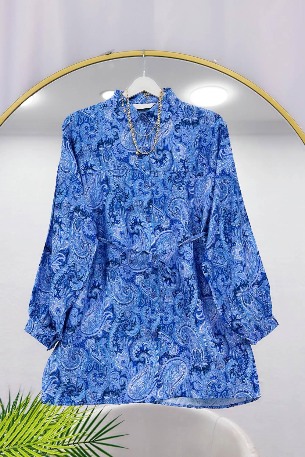 MANGO KUMAŞ KADIN TUNİK GÖMLEK