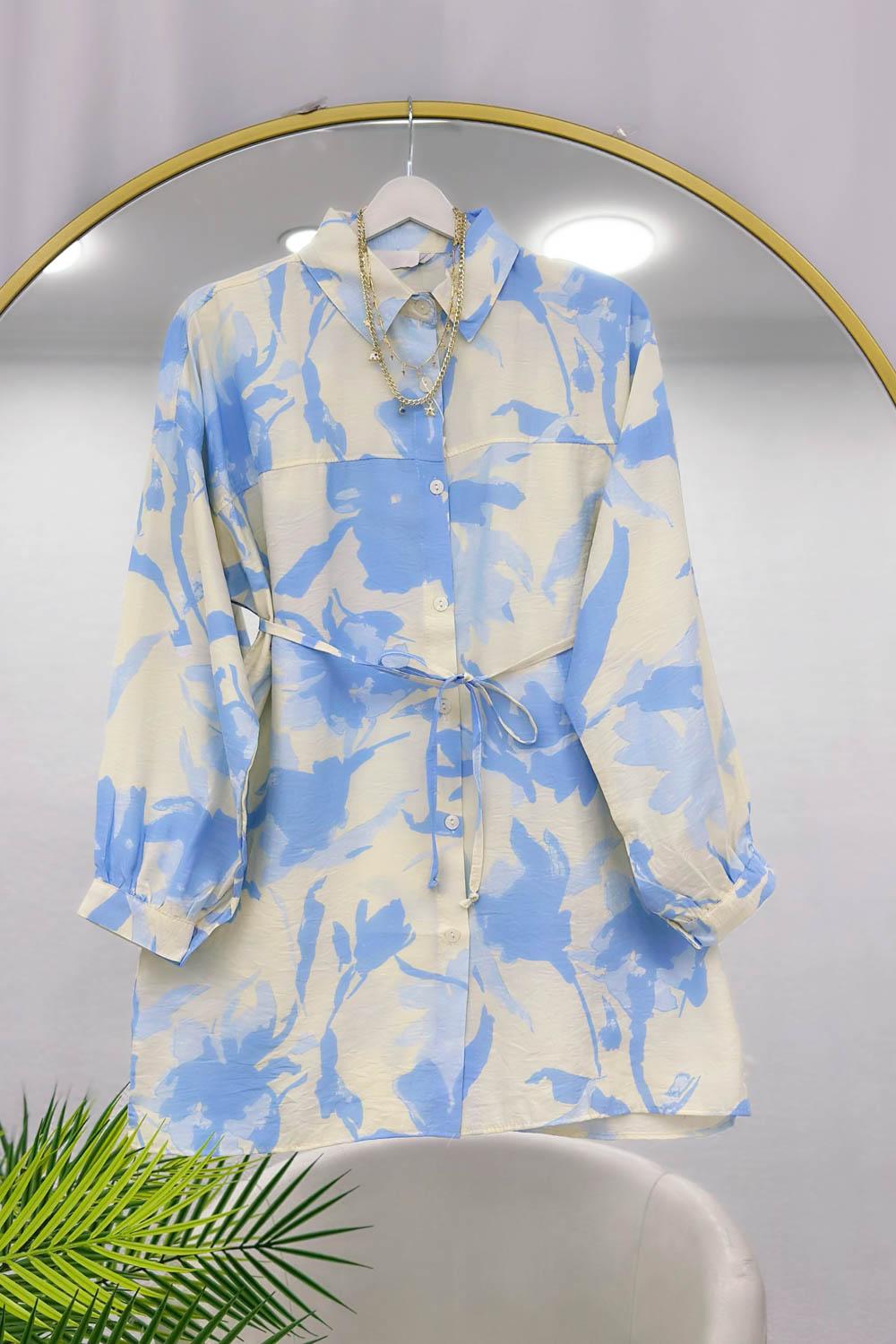 MANGO KUMAŞ KADIN TUNİK GÖMLEK