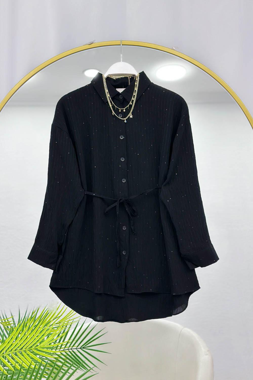 SEDEF PULLU KADIN GÖMLEK