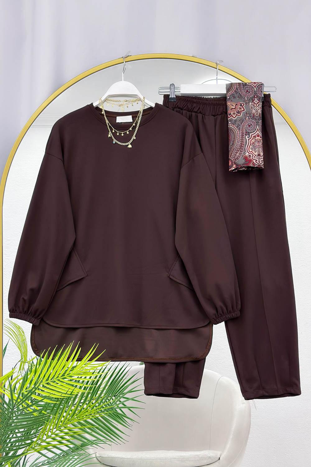 OYSO KUMAŞ PANTOLONLU KADIN TAKIM