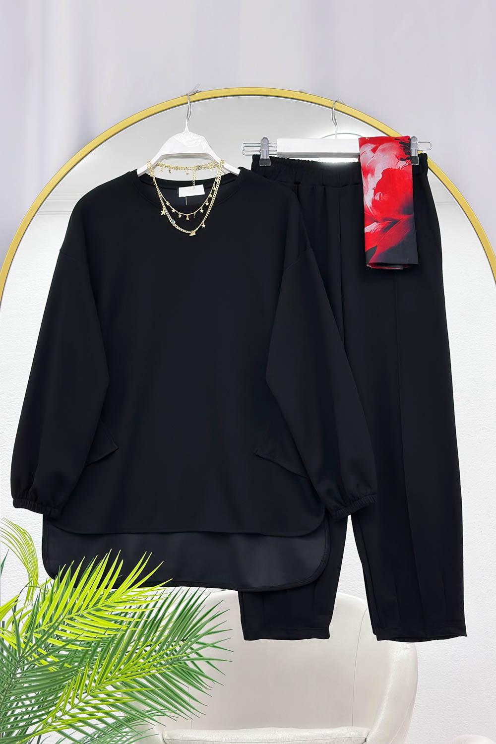 OYSO KUMAŞ PANTOLONLU KADIN TAKIM