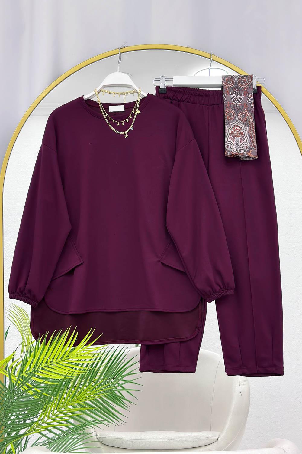 OYSO KUMAŞ PANTOLONLU KADIN TAKIM