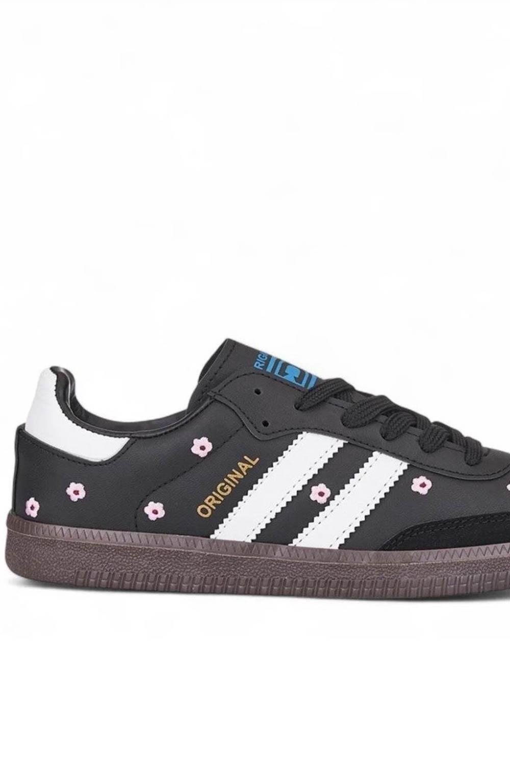 ÇİÇEK DETAY  KADIN BAĞCIKLI SNEAKER