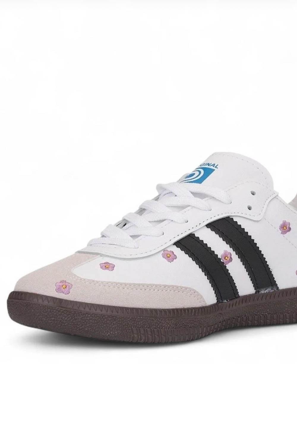 ÇİÇEK DETAY  KADIN BAĞCIKLI SNEAKER