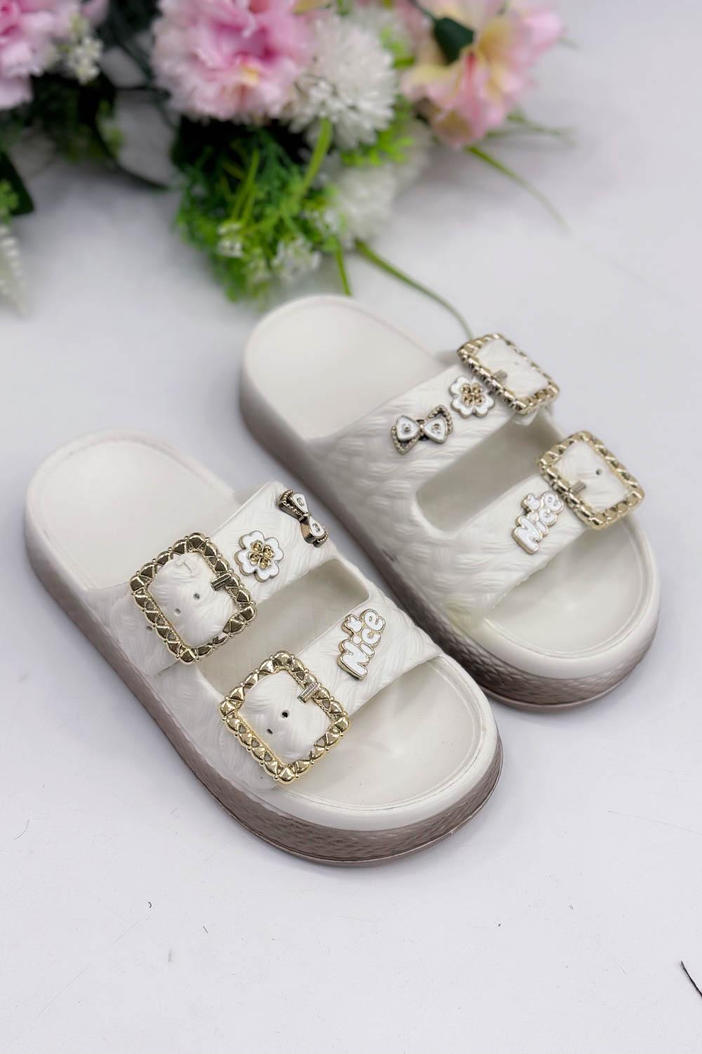 TAŞLI TOKALI  KALIN TABAN KADIN TERLİK