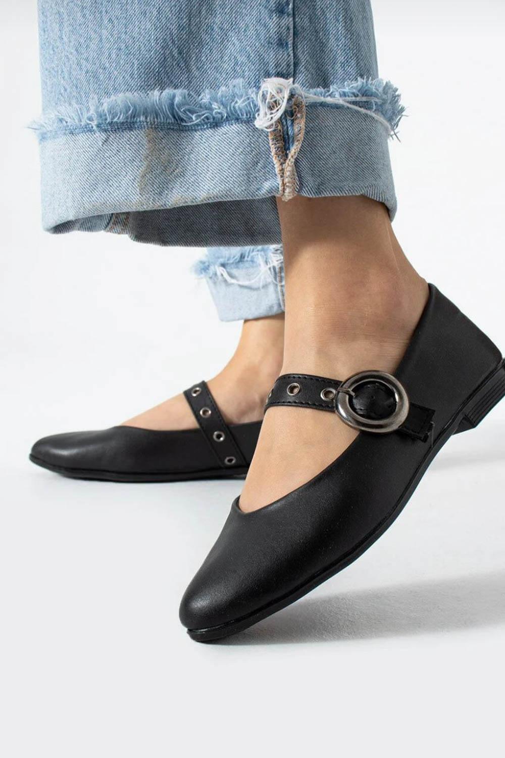 TOKALI BANTLI KADIN BABET AYAKKABI