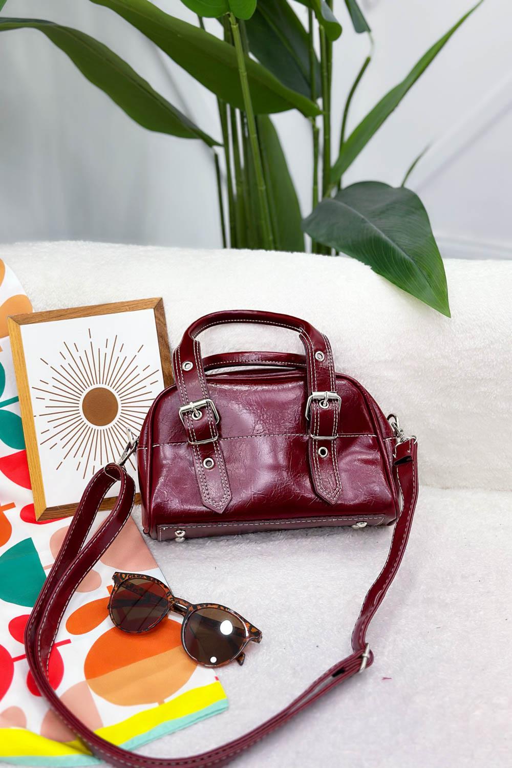 ÇİFT TOKALI MİDİ BOY KADIN ÇANTASI