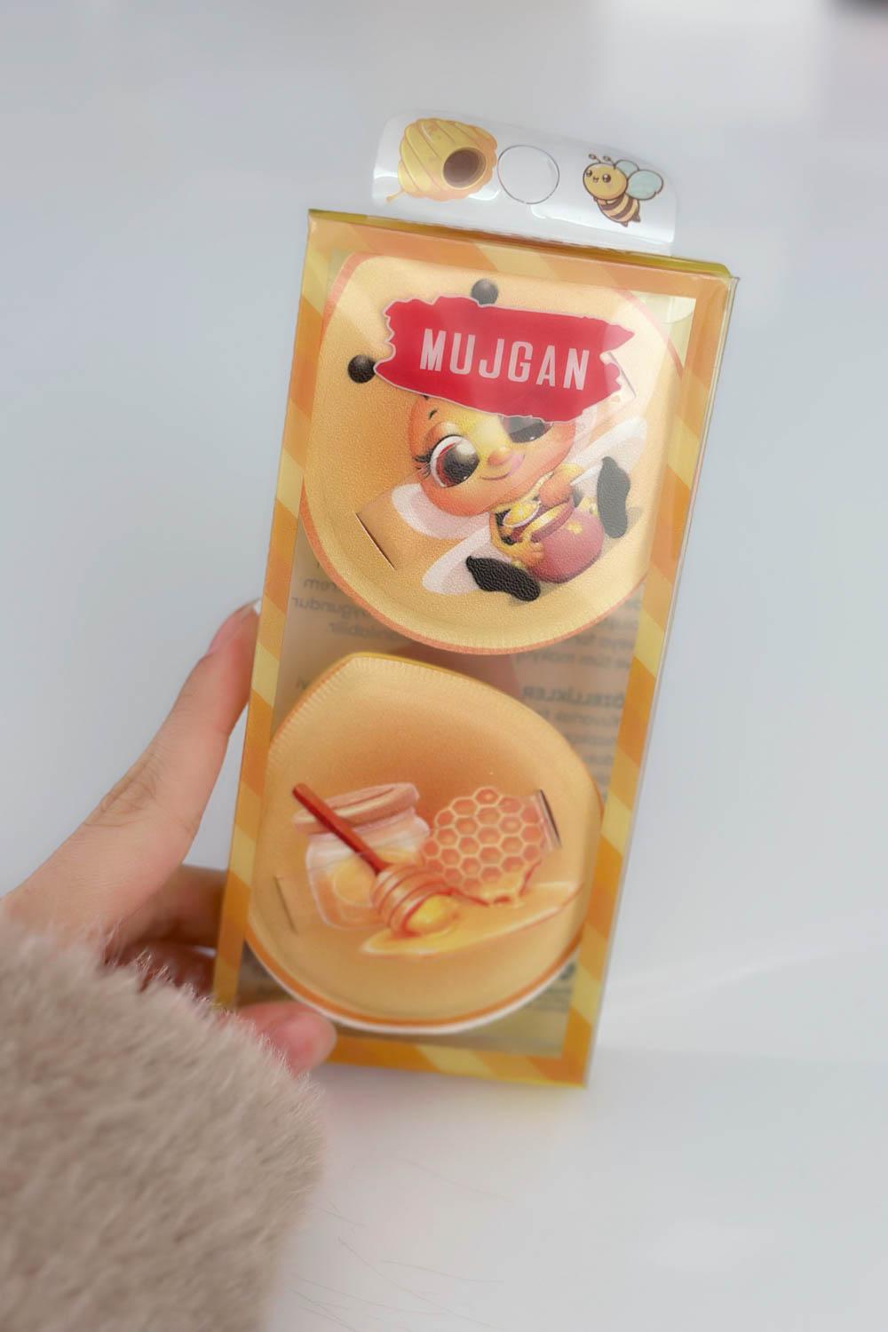 MÜJGAN 2Lİ BAL PETEĞİ BASKILI MAKYAJ SÜNGERİ 