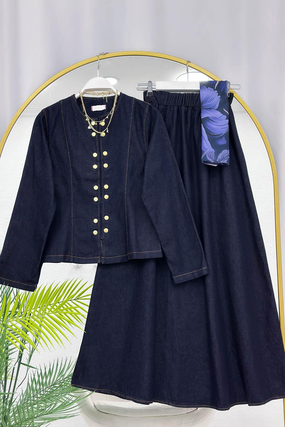 GOLD ZIMBALI KOT ETEKLİ TAKIM