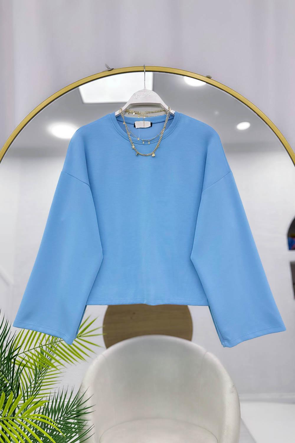 BİSİKLET YAKA BASİC OYSO BLÜZ