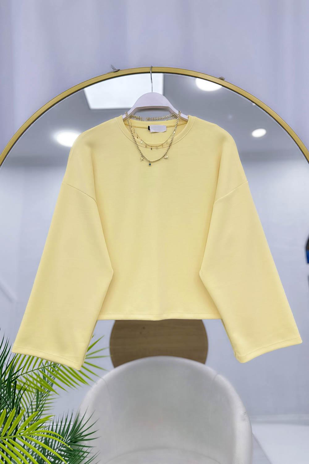 BİSİKLET YAKA BASİC OYSO BLÜZ