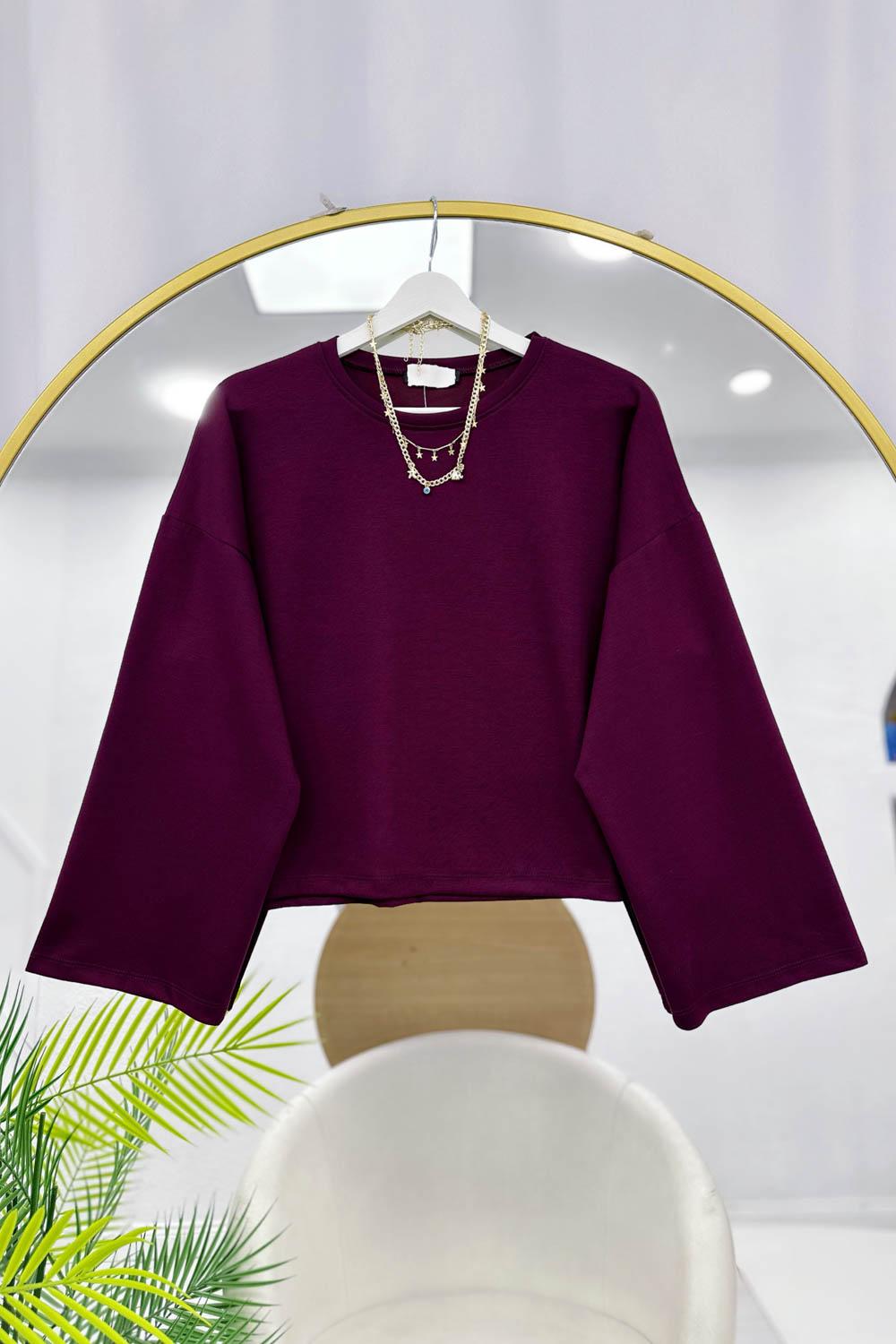 BİSİKLET YAKA BASİC OYSO BLÜZ