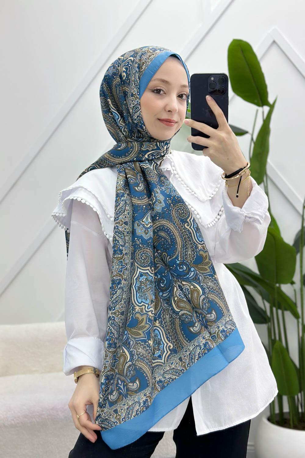 OTANTİK DESENLİ PAMUK ŞAL