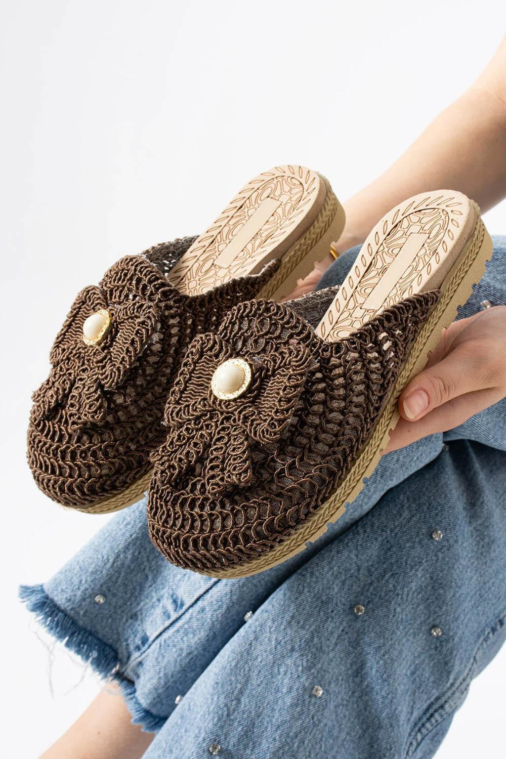 HASIR ÖRGÜ  KADIN TERLİK