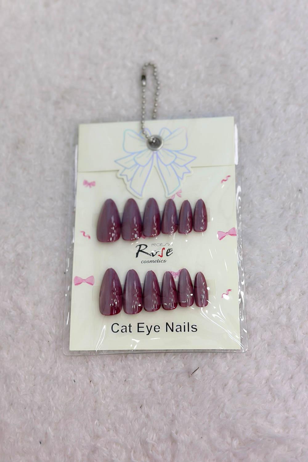 ROSE KOZMETİK CAT EYE TAKMA TIRNAK SETİ