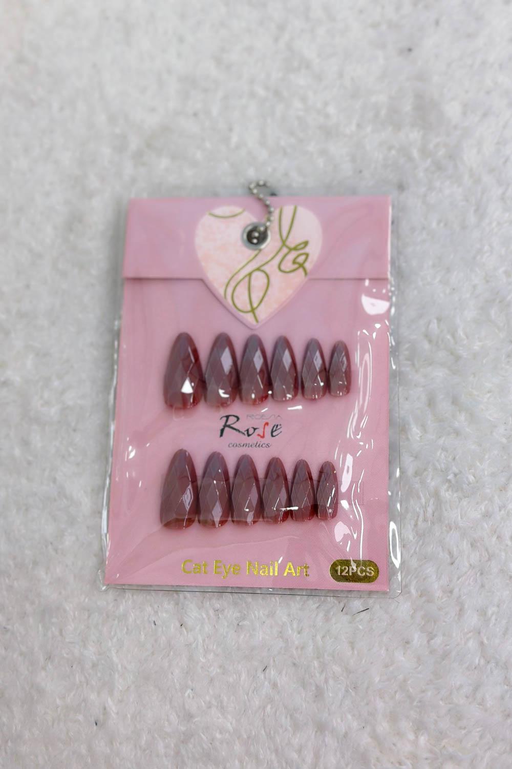 ROSE KOZMETİK CAT EYE TAKMA TIRNAK SETİ