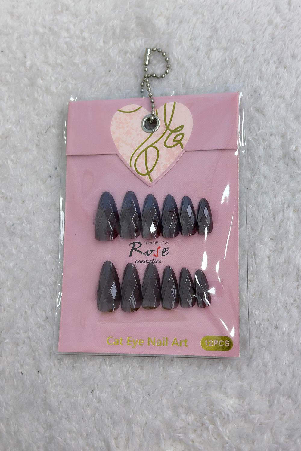 ROSE KOZMETİK CAT EYE TAKMA TIRNAK SETİ