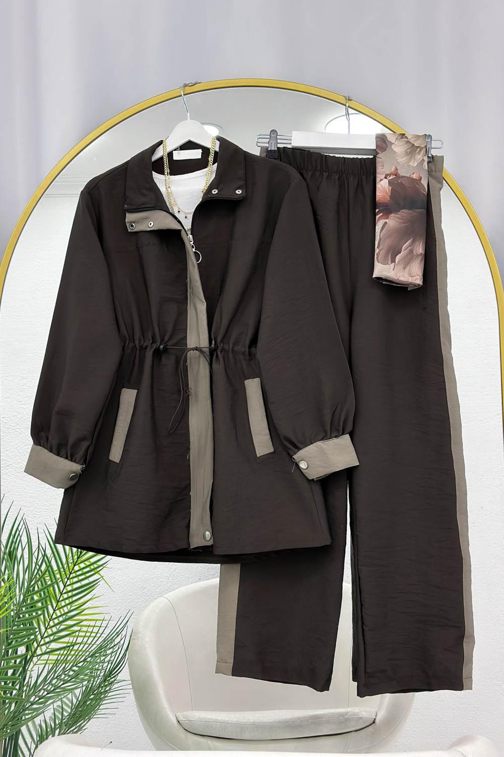 KUPRA BİYELİ CEKET TAKIM