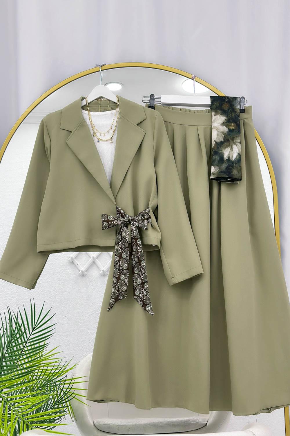 BELDEN FULAR BAĞLAMALI ETEK TAKIM