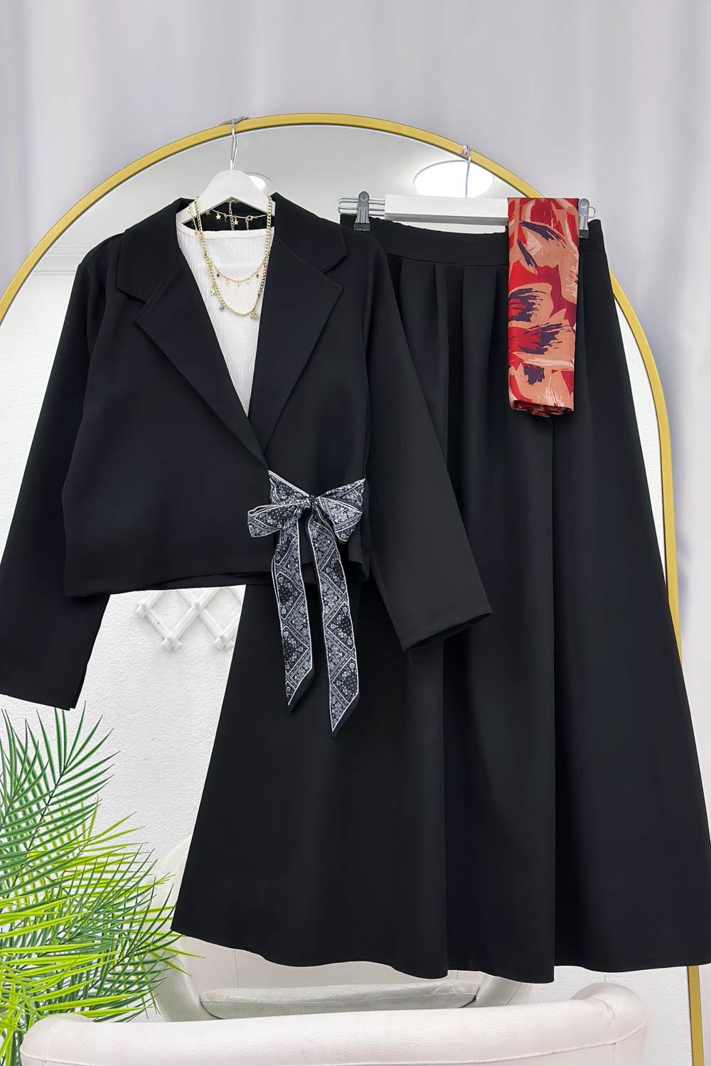 BELDEN FULAR BAĞLAMALI ETEK TAKIM