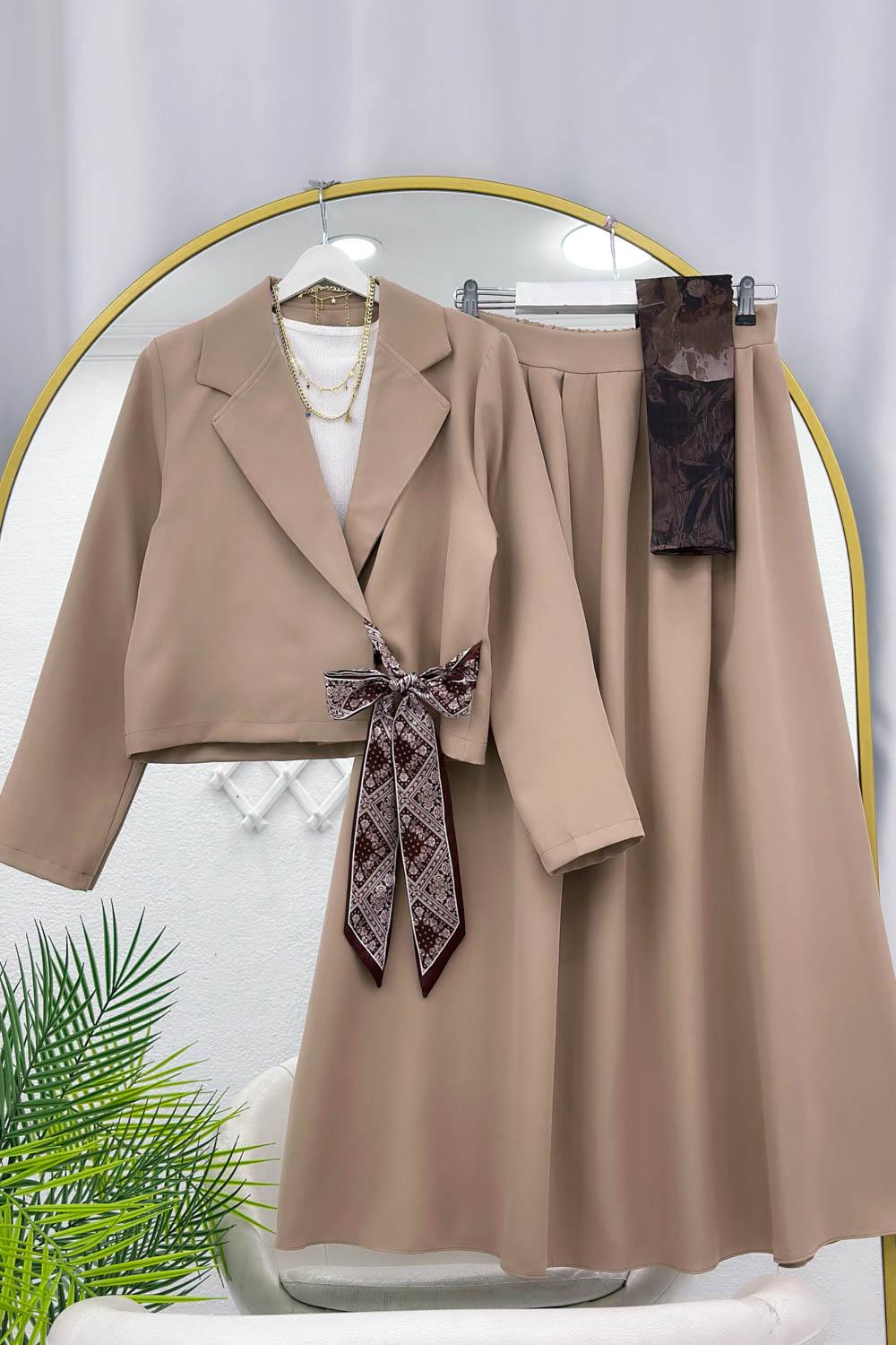 BELDEN FULAR BAĞLAMALI ETEK TAKIM