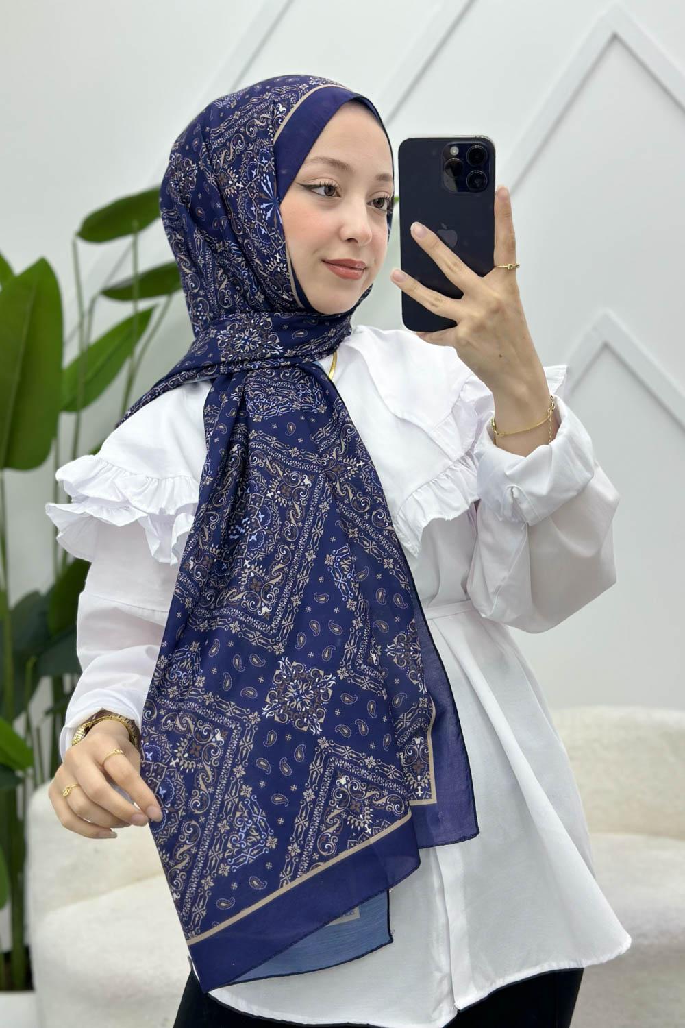 SOFT PAMUK ETNİK DESEN ŞAL