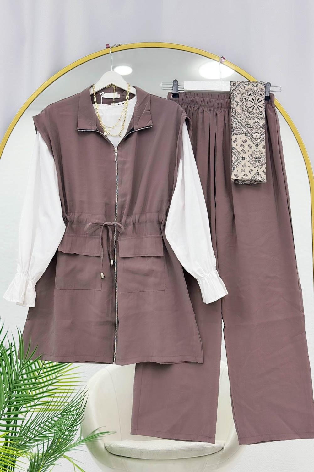 CEP KAPAKLI PANTOLON TENSEL TAKIM