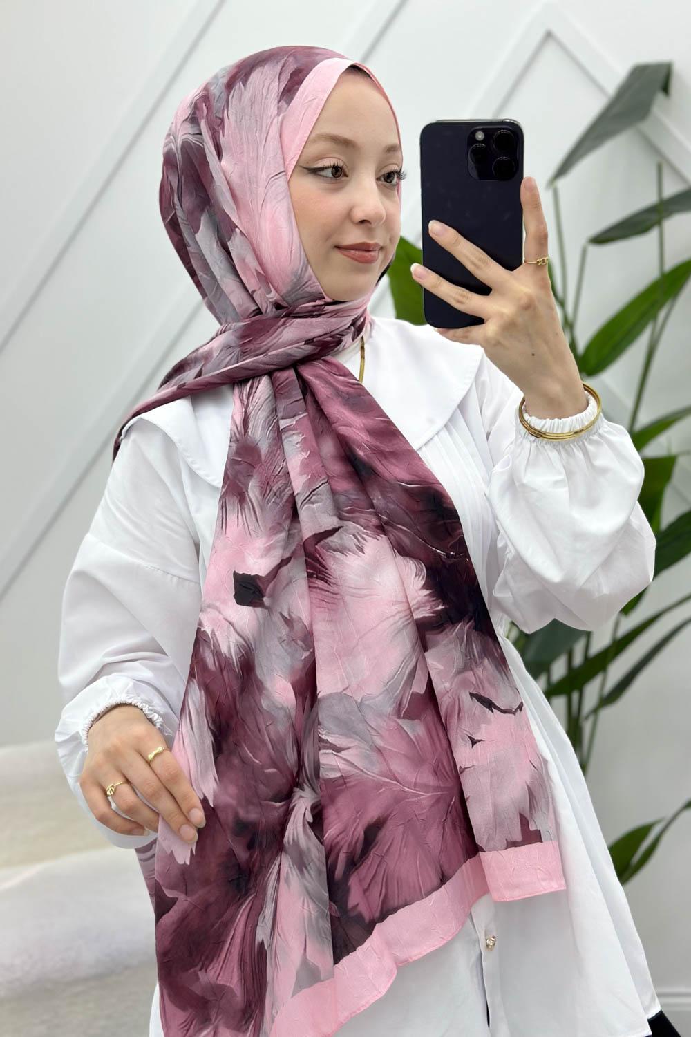BAMBU KRAŞ PEMBE MİX ŞAL