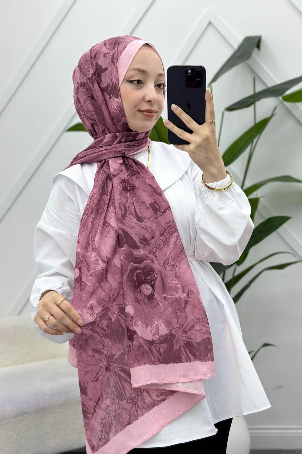 BAMBU KRAŞ PEMBE MİX ŞAL
