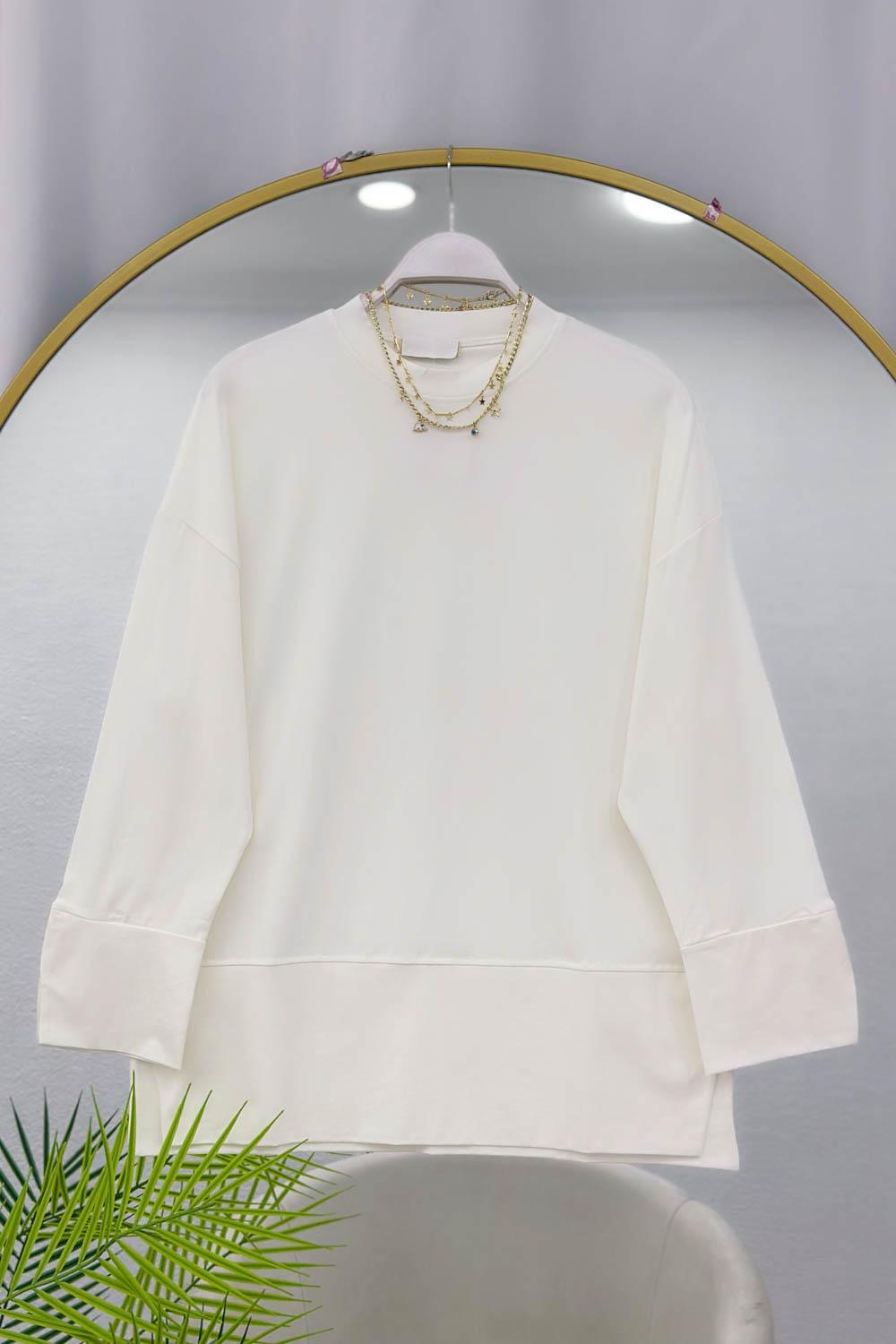 YUVARLAK YAKA BASİC OYSO BLUZ