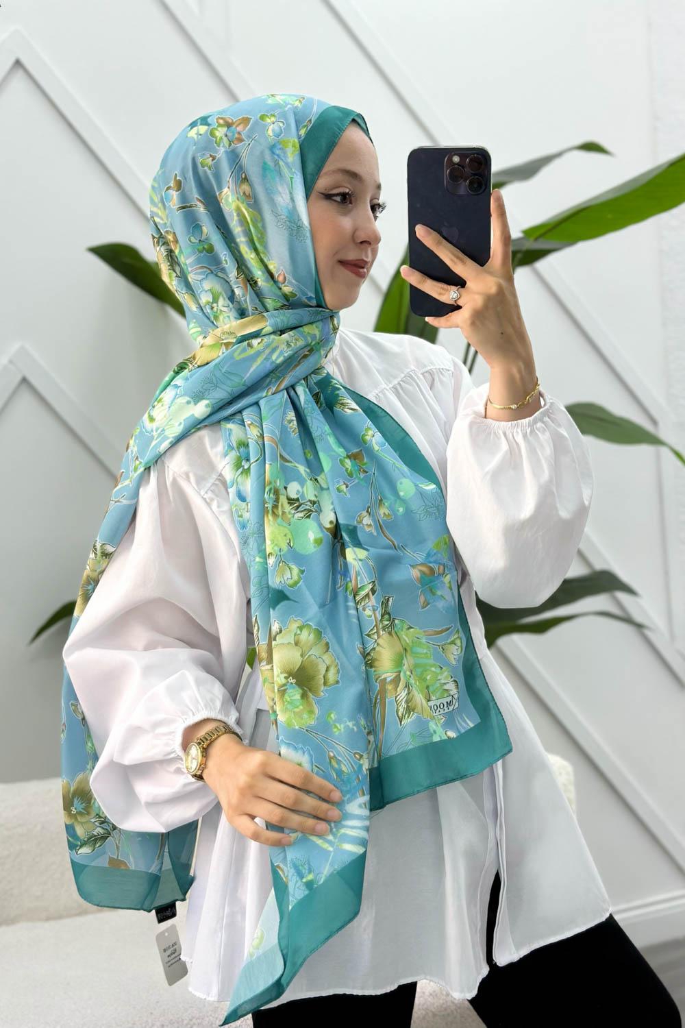 ÇİÇEK BAHÇESİ DESEN PAMUK SOFT ŞAL