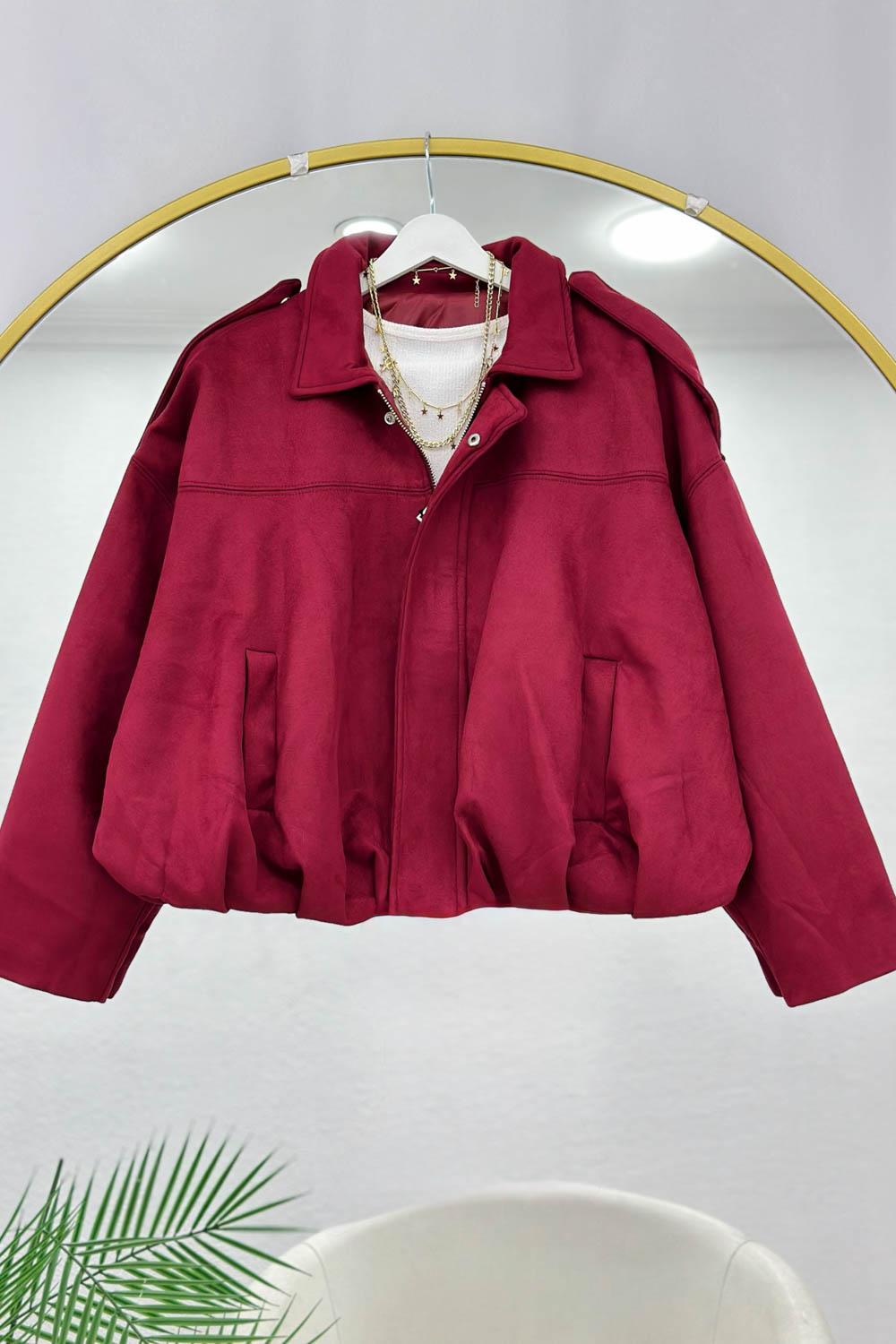 SÜET BOMBER CEKET