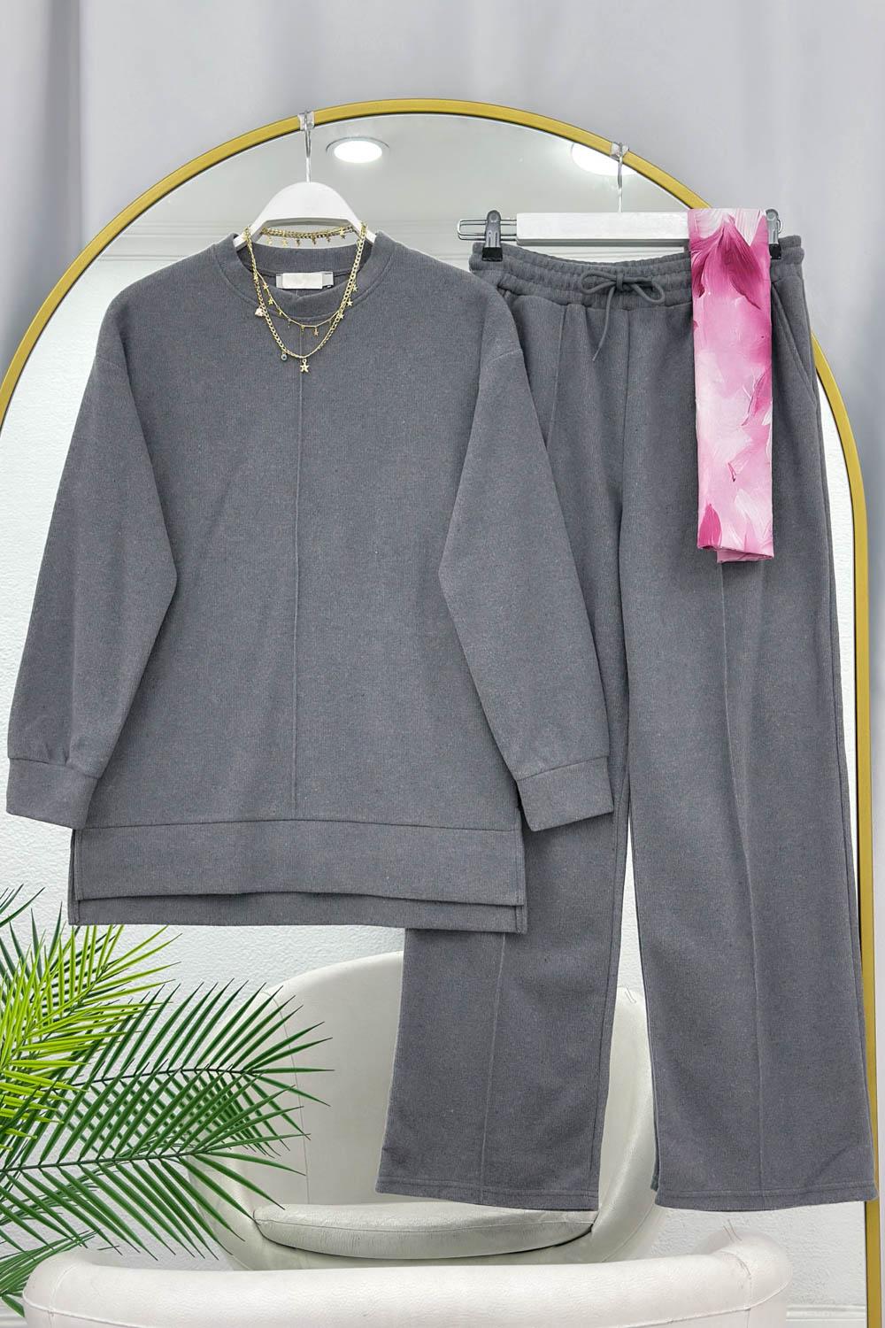 FİTİLLİ YÜN KUMAŞ PANTOLONLU TAKIM