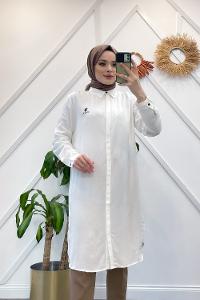 MOCHA GÖMLEKLİ SWEAT