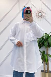 MAXİ BOY  GOFRE GÖMLEK
