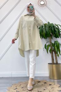 RETRO BASKILI İTHAL HIRKA