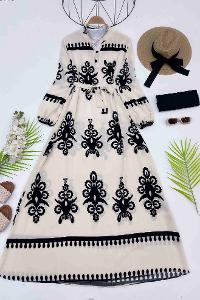 KOLU LASTIKLİ AEROBİN ELBİSE