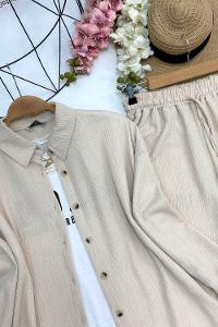 BROOKLYN BASKILI MAXİ SWEAT