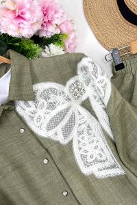 LEOPAR DESEN GARNİLİ İKİLİ TAKIM