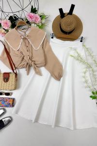 ELEGAN PİLELİ KREPTAKIM